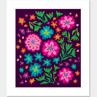 SAYULITA Bright Tropical Mexican Style Floral - UnBlink Studio by Jackie Tahara Posters and Art